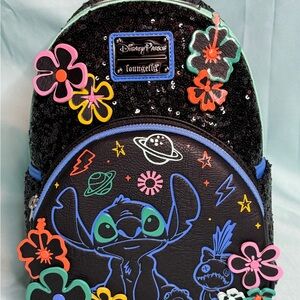 Loungefly x Disney Parks GORGEOUS Stitch Sequin Backpack